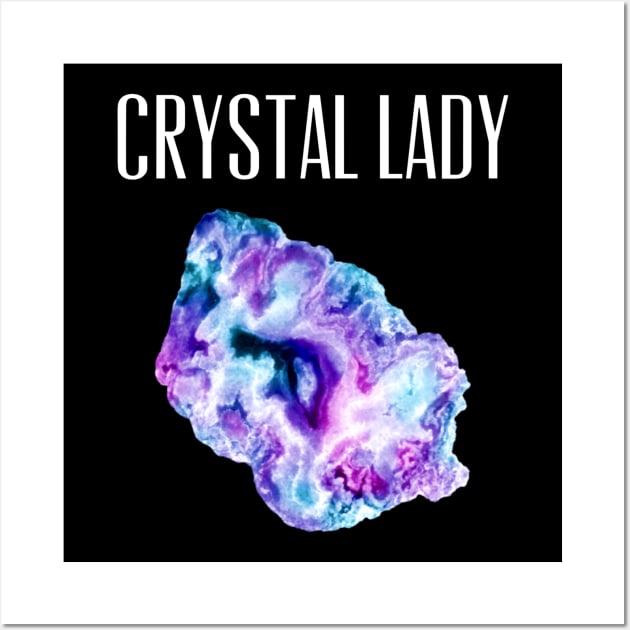 Crystal lady Wall Art by Cleopsys